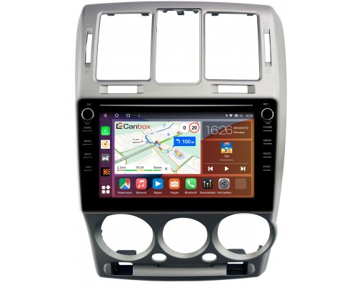 Hyundai Getz (2002-2011) Canbox H-Line 7893-9-1322 на Android 10 (4G-SIM, 4/64, DSP, IPS) С крутилками