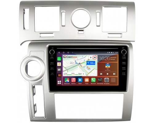 Hummer H2 (2007-2009) (серая) Canbox H-Line 7893-9-3694 на Android 10 (4G-SIM, 4/64, DSP, IPS) С крутилками