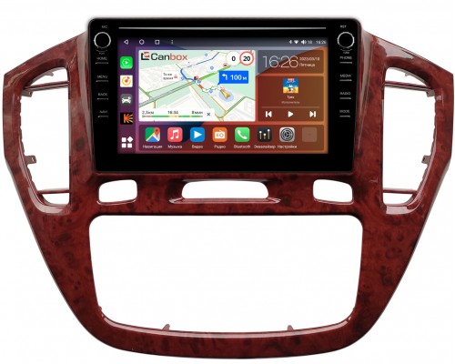 Toyota Highlander (U20), Kluger (XU20) (2000-2007) (орех) Canbox H-Line 7893-9-563 на Android 10 (4G-SIM, 4/64, DSP, IPS) С крутилками