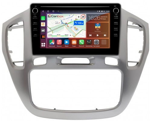 Toyota Highlander (U20), Kluger (XU20) (2000-2007) (серебро) Canbox H-Line 7893-9-614 на Android 10 (4G-SIM, 4/64, DSP, IPS) С крутилками