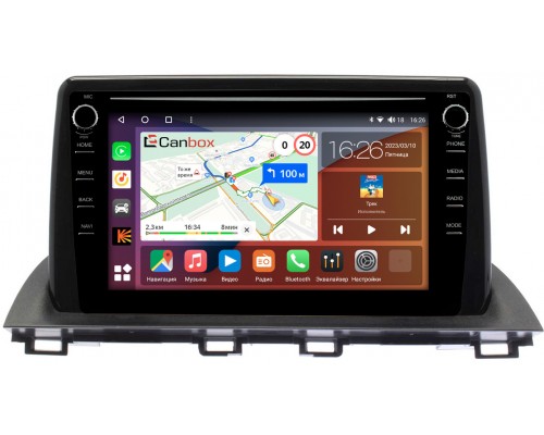 Mazda 3 (BM), Axela 3 (2013-2019) Canbox H-Line 7893-9-MA058N на Android 10 (4G-SIM, 4/64, DSP, IPS) С крутилками