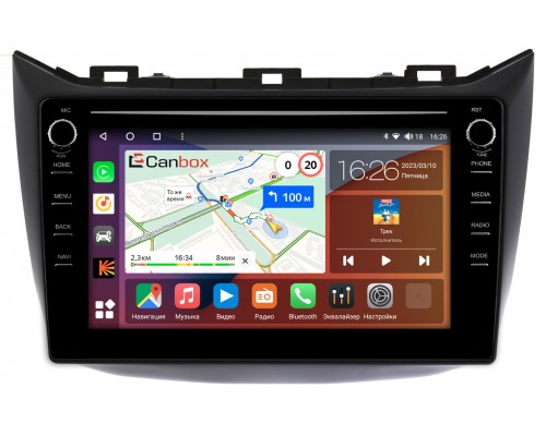 Haima M3 2014-2021 Canbox H-Line 7893-9273 на Android 10 (4G-SIM, 4/64, DSP, IPS) С крутилками