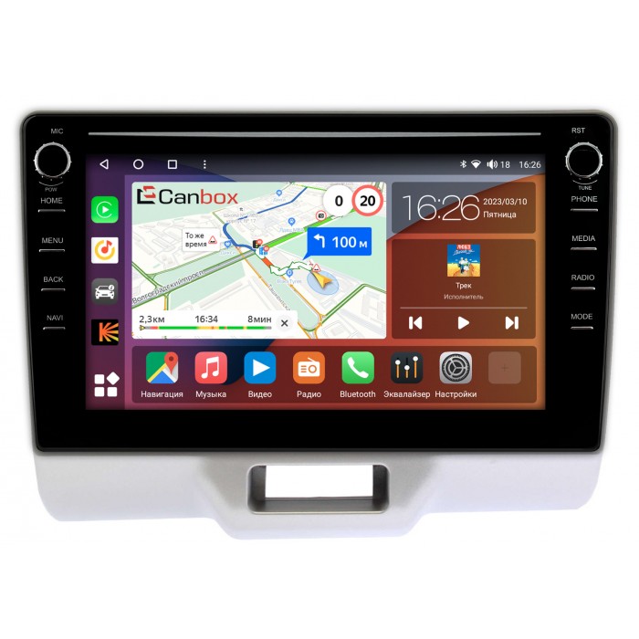 Штатная магнитола Suzuki Every 6 (2015-2022) Canbox H-Line 7893-9324 на Android 10 (4G-SIM, 4/64, DSP, IPS) С крутилками