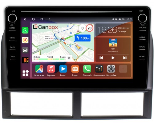 Jeep Grand Cherokee 2 (WJ) (1998-2004) Canbox H-Line 7894-9-1192 на Android 10 (4G-SIM, 6/128, DSP, IPS) С крутилками