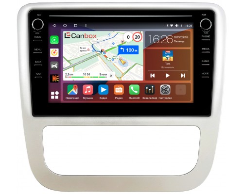 Volkswagen Scirocco 2009-2015 (для авто с ручным климатом) Canbox H-Line 7894-9-1243 на Android 10 (4G-SIM, 6/128, DSP, IPS) С крутилками