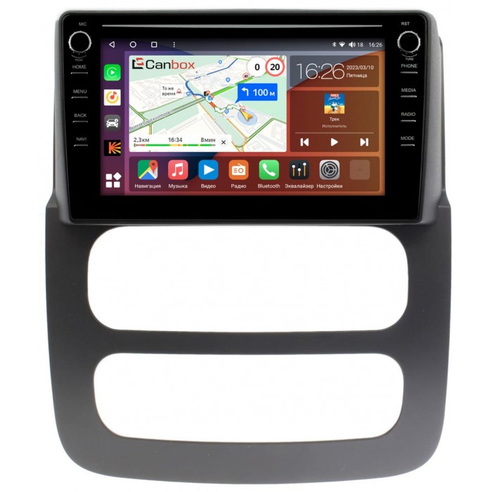 Штатная магнитола Dodge RAM III (DR/DH) 2001-2005 Canbox H-Line 7894-9-1387 Android 10 (4G-SIM, 6/128, DSP, IPS) С крутилками