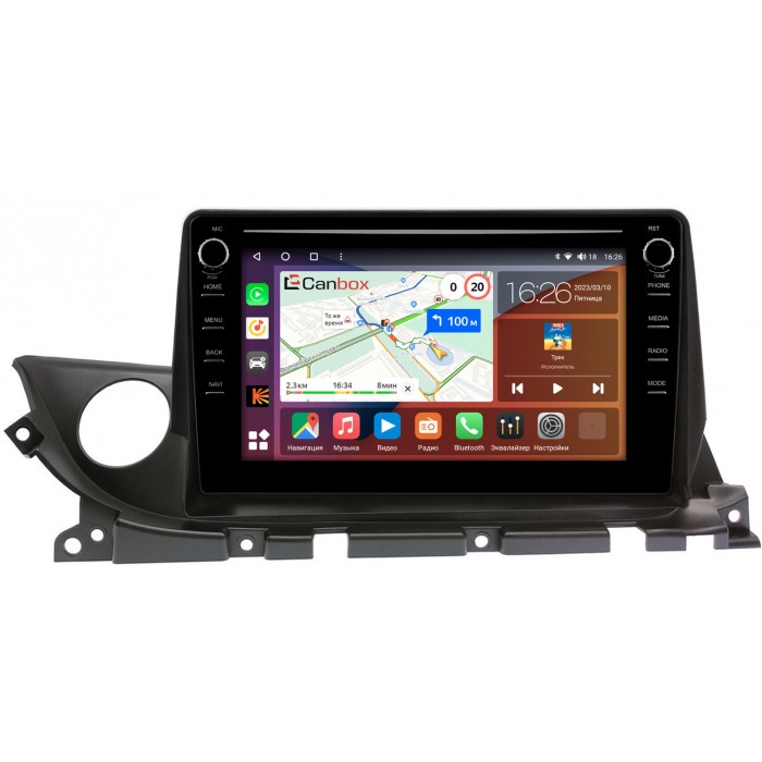 Штатная магнитола Mazda 6 (GJ) (2018-2022) Canbox H-Line 7894-9-1403 Android 10 (4G-SIM, 6/128, DSP, IPS) С крутилками