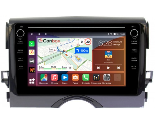 Toyota Mark X 2009-2019 Canbox H-Line 7894-9-168 Android 10 (4G-SIM, 6/128, DSP, IPS) С крутилками