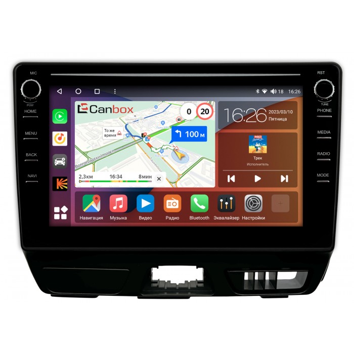 Штатная магнитола Hyundai Veloster 2 (2018-2022) Canbox H-Line 7894-9-278 на Android 10 (4G-SIM, 6/128, DSP, IPS) С крутилками