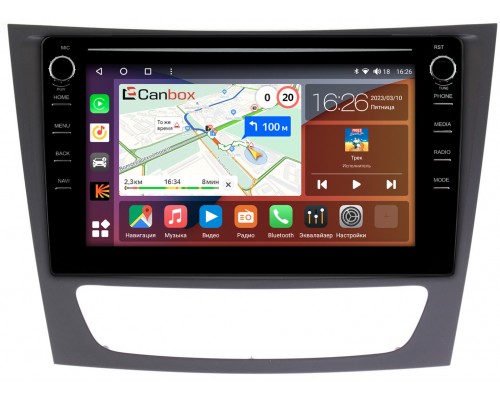 Mercedes E-klasse (W211), CLS-klasse (C219) (2004-2009), CLS-klasse (C219) Canbox H-Line 7894-9-451 на Android 10 (4G-SIM, 6/128, DSP, IPS) С крутилками