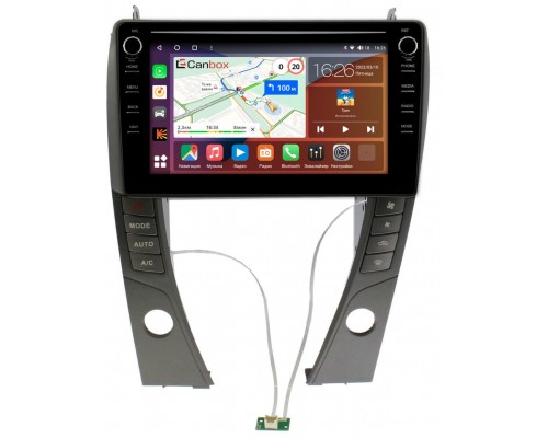 Lexus ES 5 (2006-2012) (для авто с монитором) Canbox H-Line 7894-9-6968 на Android 10 (4G-SIM, 6/128, DSP, IPS) С крутилками