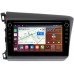 Штатная магнитола Honda Civic 9 (2011-2015) Sedan Canbox H-Line 7894-9166 на Android 10 (4G-SIM, 6/128, DSP, IPS) С крутилками