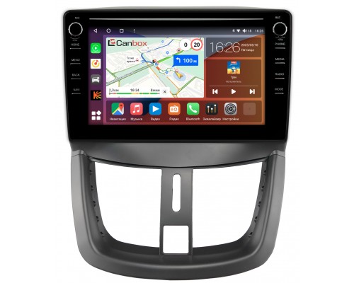 Peugeot 207 (2006-2015) Canbox H-Line 7894-9203 на Android 10 (4G-SIM, 6/128, DSP, IPS) С крутилками