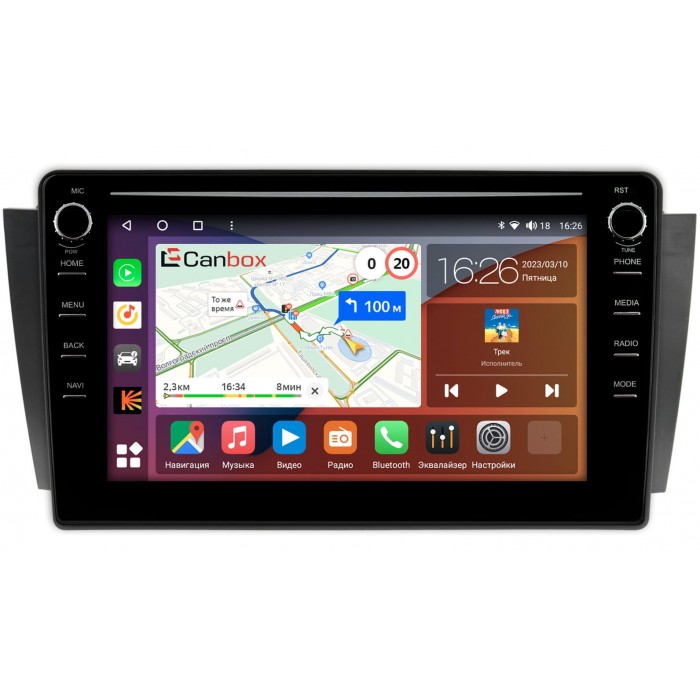 Штатная магнитола Toyota Camry Solara 2 (2003-2009) Canbox H-Line 7894-9328 на Android 10 (4G-SIM, 6/128, DSP, IPS) С крутилками
