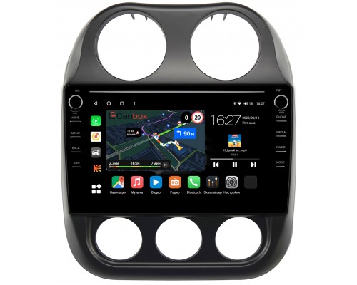 Jeep Compass, Liberty (Patriot) (2009-2016) Canbox M-Line 7895-10-810 на Android 10 (4G-SIM, 2/32, DSP, QLed) С крутилками