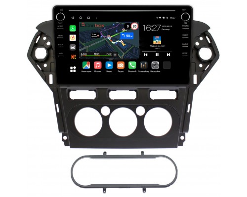 Ford Mondeo IV 2010-2015 (черная) Canbox M-Line 7895-1019 на Android 10 (4G-SIM, 2/32, DSP, QLed) С крутилками
