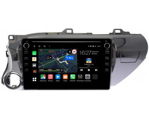 Toyota Hilux VIII 2015-2022 Canbox M-Line 7895-1056 на Android 10 (4G-SIM, 2/32, DSP, QLed) С крутилками (для любой комплектации)