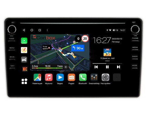 Toyota Wish II 2009-2017 Canbox M-Line 7895-1066 на Android 10 (4G-SIM, 2/32, DSP, QLed) С крутилками