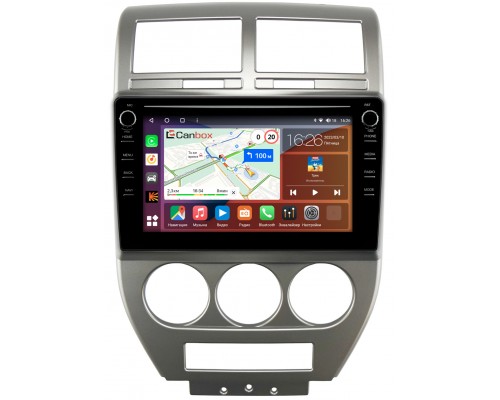 Jeep Compass, Liberty (Patriot) (2006-2010) Canbox H-Line 7896-10-328 на Android 10 (4G-SIM, 3/32, DSP, QLed) С крутилками