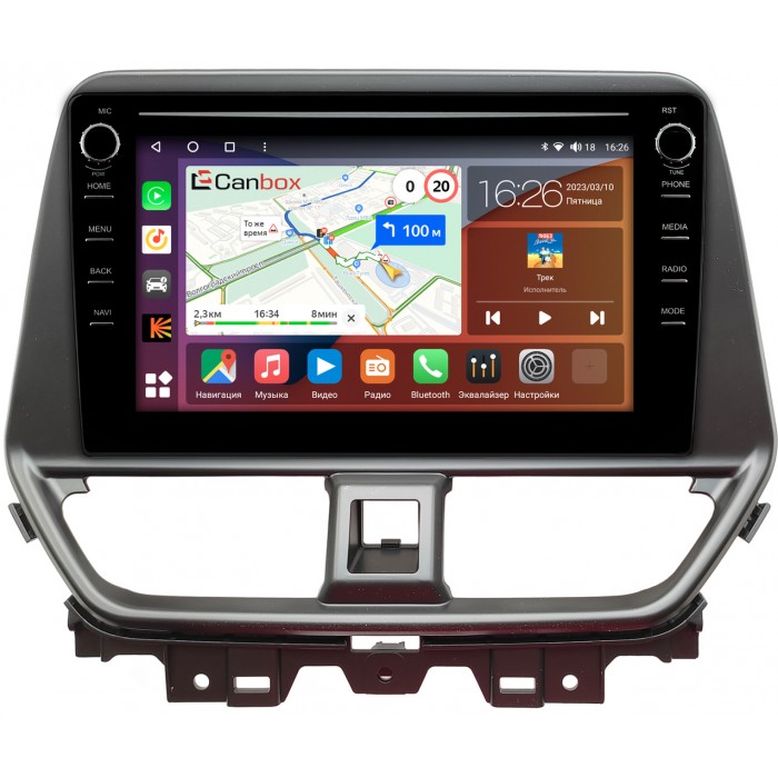 Штатная магнитола Suzuki Baleno 3 (2022-2023) Canbox H-Line 7896-10-6001 на Android 10 (4G-SIM, 3/32, DSP, QLed) С крутилками