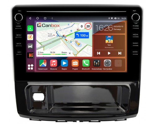 Haval H9 (2014-2022) (глянец) Canbox H-Line 7896-10-910 на Android 10 (4G-SIM, 3/32, DSP, QLed) С крутилками