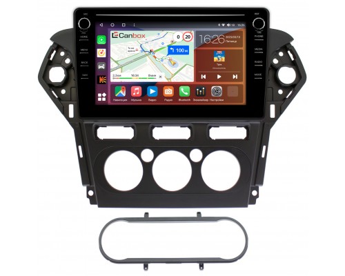 Ford Mondeo IV 2010-2015 (черная) Canbox H-Line 7896-1019 на Android 10 (4G-SIM, 3/32, DSP, QLed) С крутилками
