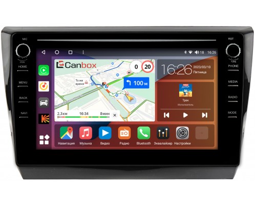Lifan Myway 2016-2022 Canbox H-Line 7896-1039 на Android 10 (4G-SIM, 3/32, DSP, QLed) С крутилками