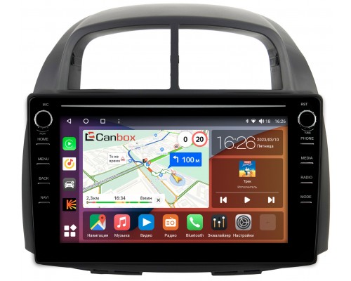 Toyota Passo I 2004-2010 Canbox H-Line 7896-1075 на Android 10 (4G-SIM, 3/32, DSP, QLed) С крутилками