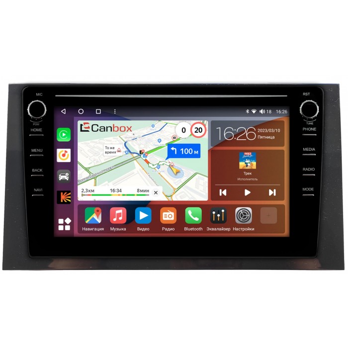 Штатная магнитола Toyota Avalon 5 (2018-2022) Canbox H-Line 7897-10-2374 на Android 10 (4G-SIM, 4/64, DSP, QLed) С крутилками
