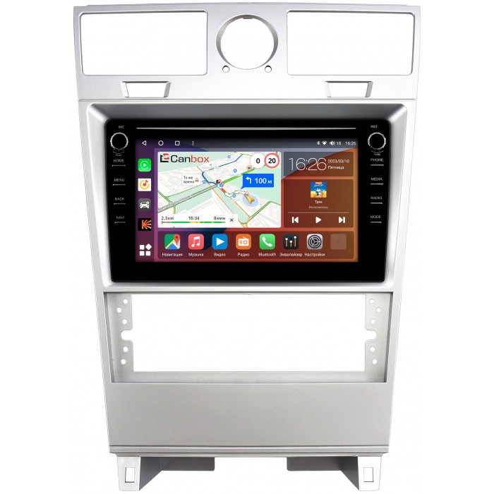 Штатная магнитола Lincoln Navigator II (2002-2006) Canbox H-Line 7898-10-LC002T на Android 10 (4G-SIM, 6/128, DSP, QLed) С крутилками