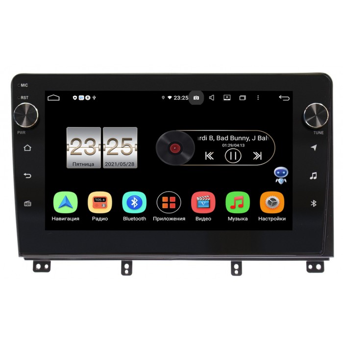 Штатная магнитола Peugeot 3008 (2009-2016) Canbox BPX410-020 на Android 10 (4/32, DSP, IPS, с крутилками)