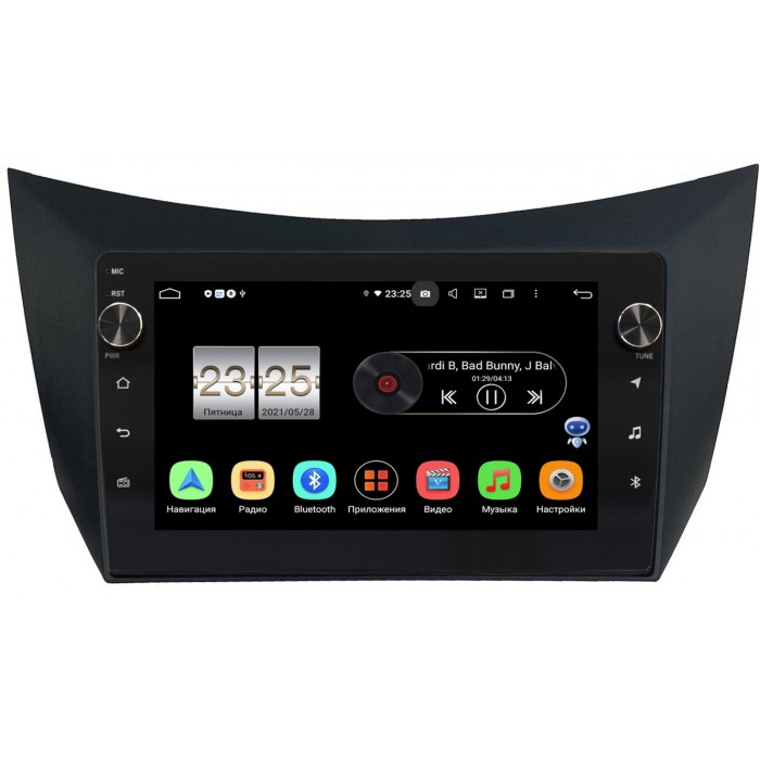 Штатная магнитола Lifan Smily I (320) 2008-2014 OEM BPX609-1352 на Android 10 (4/64, DSP, IPS, с крутилками)