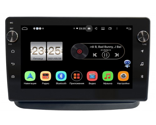 Fiat Doblo (2000-2015) OEM BPX610-059 на Android 10 (4/64, DSP, IPS, с крутилками)