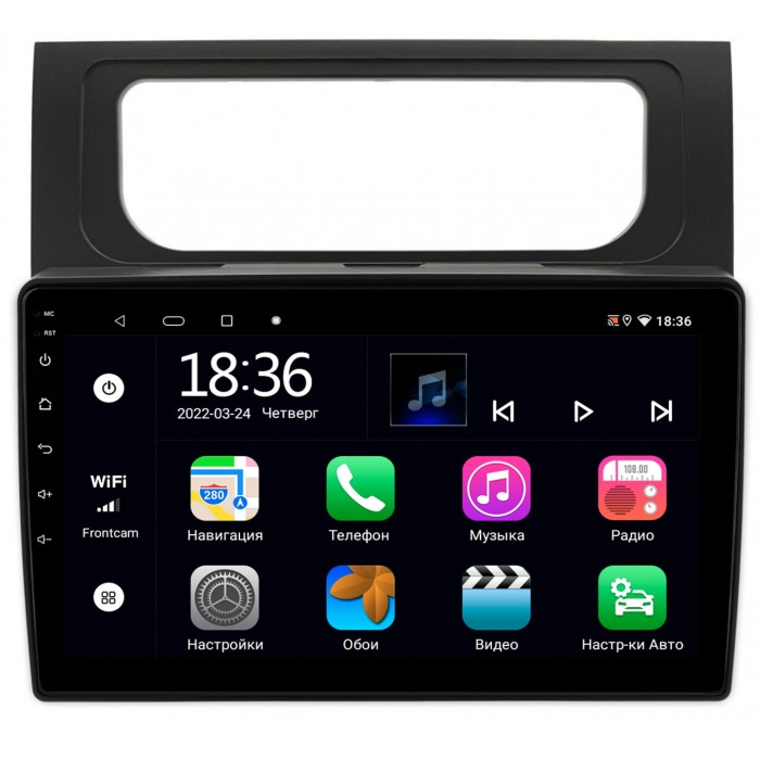 Штатная магнитола Volkswagen Touran II 2010-2015 (черная) OEM MT10-1164 2/32 на Android 10 CarPlay