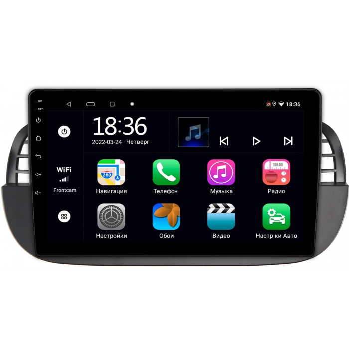 Штатная магнитола Fiat 500 2 (2007-2015) OEM MT9-1394 2/32 Android 10 CarPlay