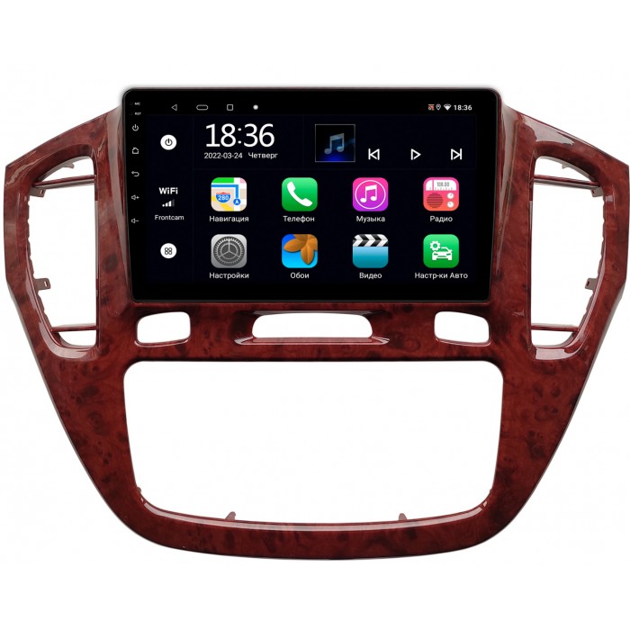 Штатная магнитола Toyota Highlander (U20), Kluger (XU20) (2000-2007) (орех) OEM MT9-563 2/32 Android 10 CarPlay