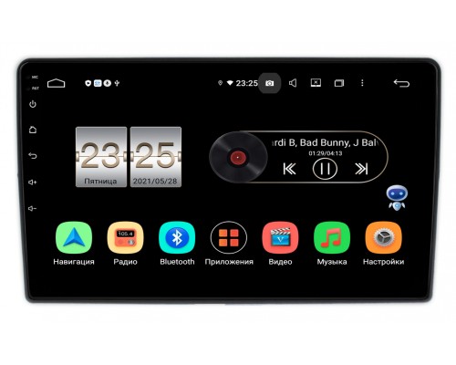 Fiat 500 2 (2015-2022) OEM PX609-1209 на Android 10 (4/64, DSP, IPS)