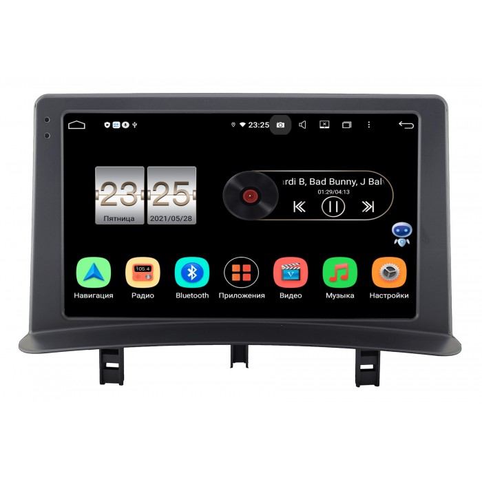Штатная магнитола Renault Clio 3 (2005-2014) OEM PX609-2486 на Android 10 (4/64, DSP, IPS)