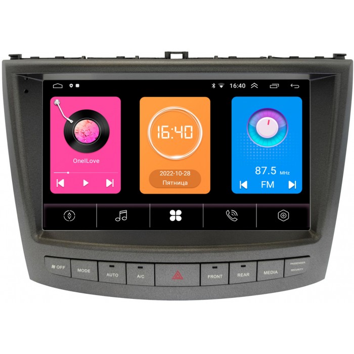 Штатная магнитола Lexus IS II 2005-2013 (для авто без Navi) OEM RK10-1677 на Android 10 IPS