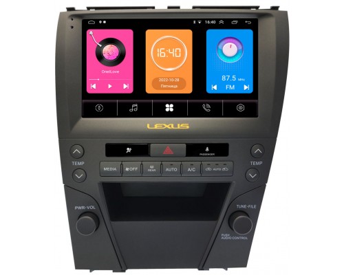 Lexus ES 5 (2006-2012) (для авто с монитором)(тип B, BSJ) OEM RK9-2375 Android 10