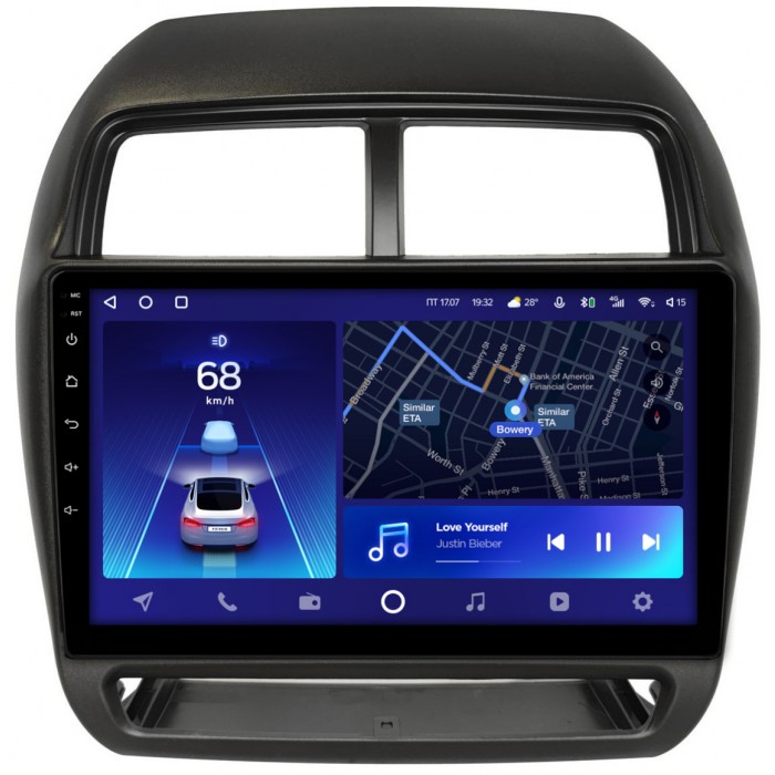 Штатная магнитола Mitsubishi ASX, Outlander Sport (2016-2023) Teyes CC2 PLUS 10 дюймов 3/32 RM-10-1530 на Android 10 (4G-SIM, DSP, QLed)