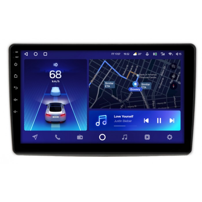 Штатная магнитола Ford Edge (2007-2010) Teyes CC2 PLUS 10 дюймов 4/64 RM-10-1425 на Android 10 (4G-SIM, DSP, QLed)