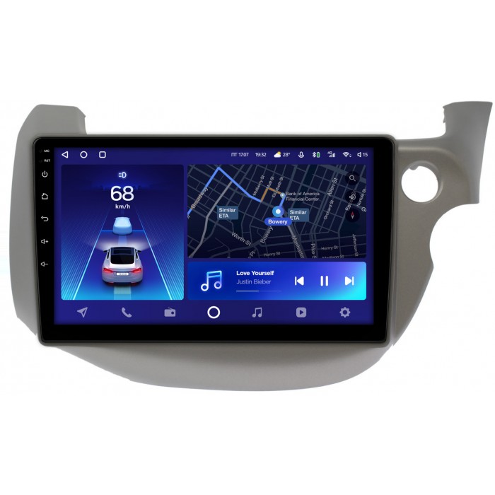 Штатная магнитола Honda Fit II 2008-2014 Teyes CC2 PLUS 10 дюймов 4/64 RM-10-3186 на Android 10 (4G-SIM, DSP, QLed)