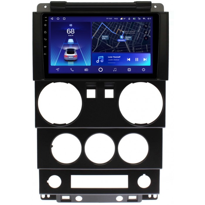 Штатная магнитола Jeep Wrangler 3 (JK) (2007-2010) (2 двери) Teyes CC2 PLUS 9 дюймов 3/32 RM-9-0232 на Android 10 (4G-SIM, DSP, QLed)
