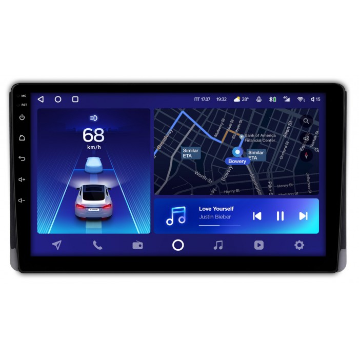Штатная магнитола Toyota Highlander (U70) (2019-2022) Teyes CC2 PLUS 9 дюймов 3/32 RM-9-1439 на Android 10 (4G-SIM, DSP, QLed)