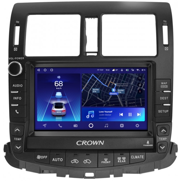 Штатная магнитола Toyota Crown (S200) (2008-2012) (Для авто c монитором и 6 CD) Teyes CC2 PLUS 9 дюймов 3/32 RM-9-5377 на Android 10 (4G-SIM, DSP, QLed)