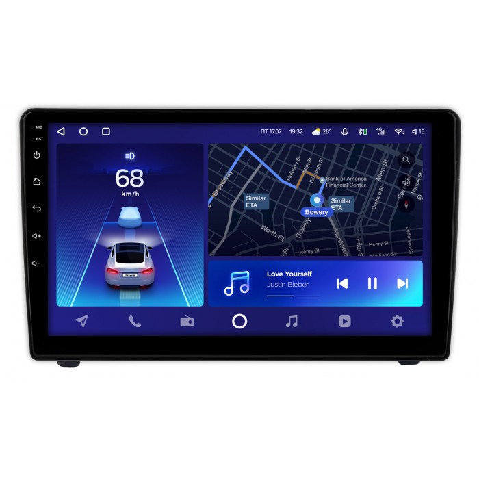 Штатная магнитола Peugeot 407 (2004-2010) (черная) Teyes CC2 PLUS 9 дюймов 3/32 RM-9-6720 на Android 10 (4G-SIM, DSP, QLed)