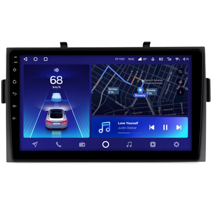 Штатная магнитола Honda Ridgeline (2005-2014) Teyes CC2 PLUS 9 дюймов 6/128 RM-9-2685 на Android 10 (4G-SIM, DSP, QLed)