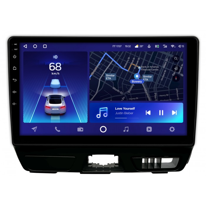 Штатная магнитола Hyundai Veloster 2 (2018-2022) Teyes CC2 PLUS 9 дюймов 6/128 RM-9-278 на Android 10 (4G-SIM, DSP, QLed)
