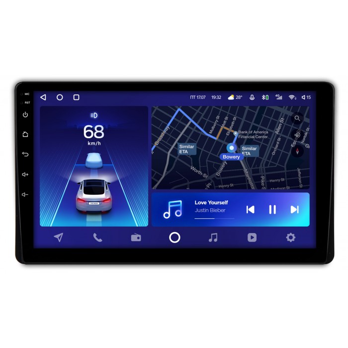 Штатная магнитола Toyota Highlander (U70) (2019-2022) Teyes CC2 PLUS 9 дюймов 6/128 RM-9-3362 на Android 10 (4G-SIM, DSP, QLed)